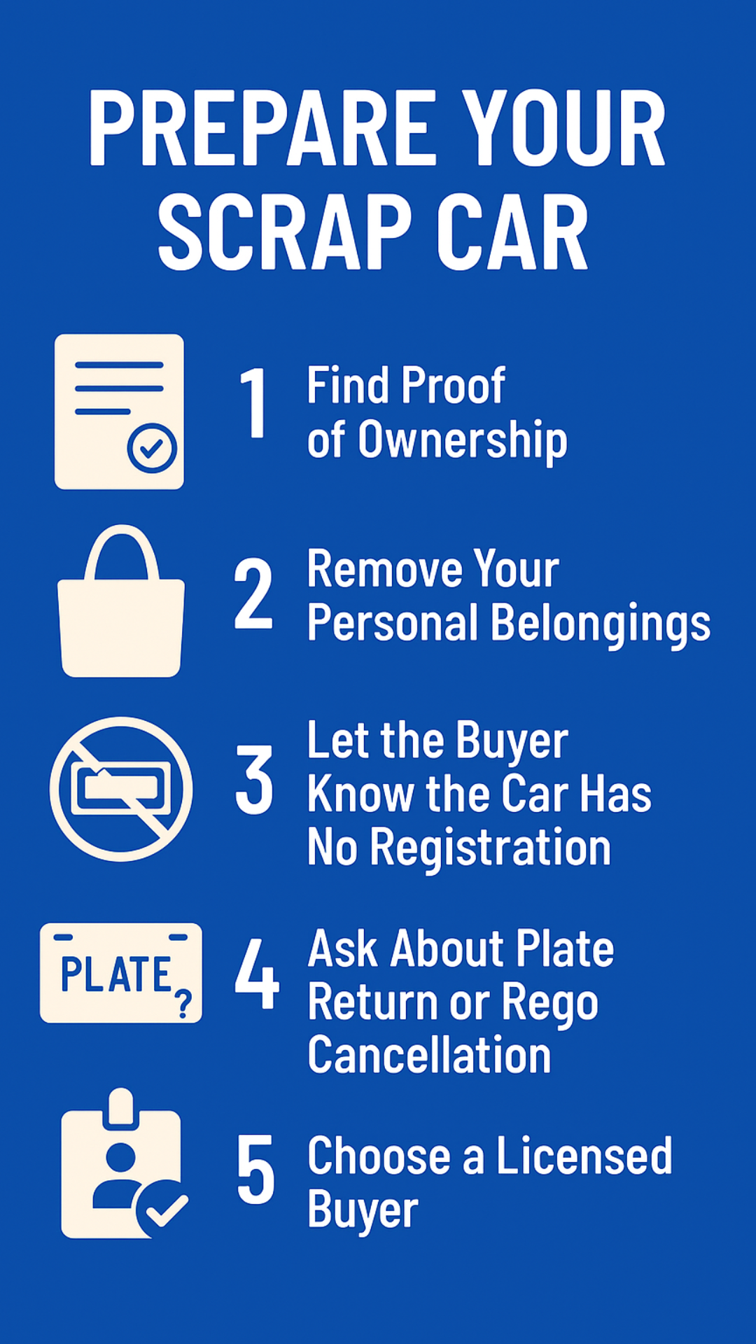 How to Prepare Your Car for Scrap Sale Without Current Registration