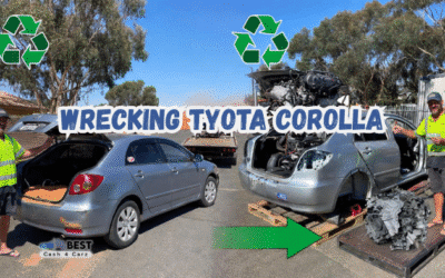 From Road Warrior to Recycled Hero: Wrecking Toyota Corolla Up Close
